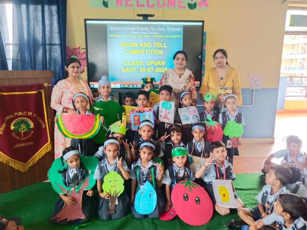 Show and Tell Competition for Kindergarten students.