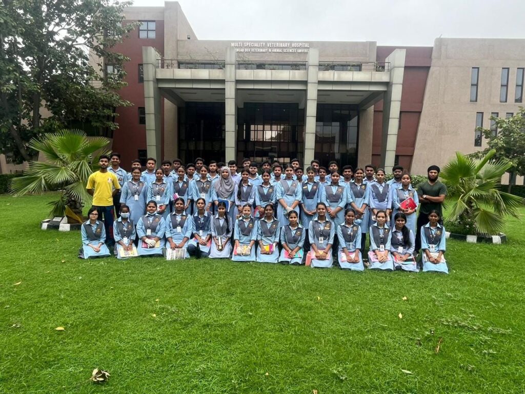 An Educational trip to GADVASU (Guru Angad Dev Veterinary and Animal Sciences University)-2024